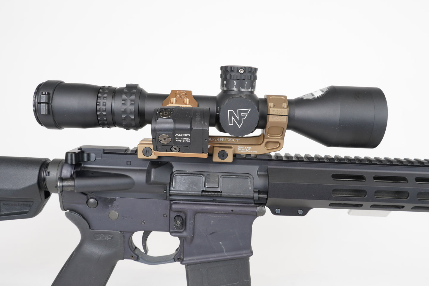 GANCHO™ AC34: Aimpoint® Acro Footprint, for 34mm Geissele® & Reptilia® AUS Mounts