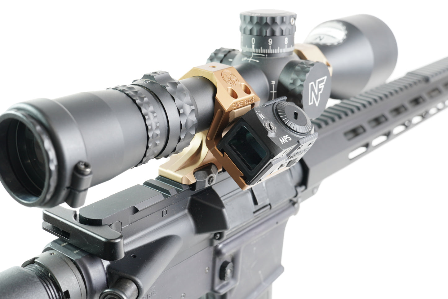 GANCHO™ AC34: Aimpoint® Acro Footprint, for 34mm Geissele® & Reptilia® AUS Mounts