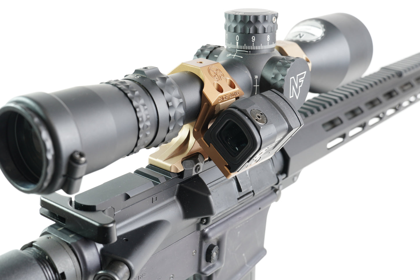 GANCHO™ AC34: Aimpoint® Acro Footprint, for 34mm Geissele® & Reptilia® AUS Mounts
