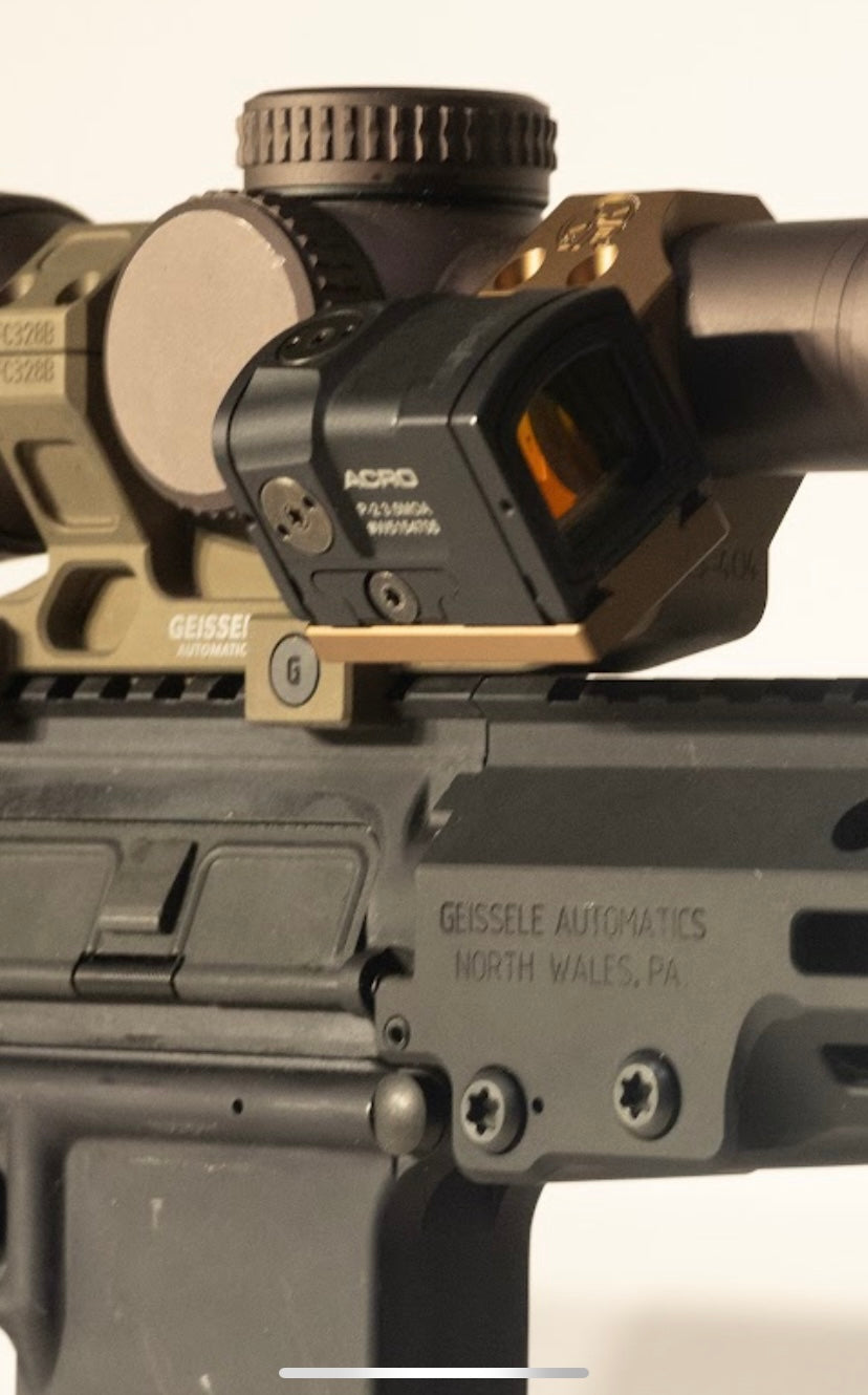 GANCHO™ AC34: Aimpoint® Acro Footprint, for 34mm Geissele® & Reptilia® AUS Mounts