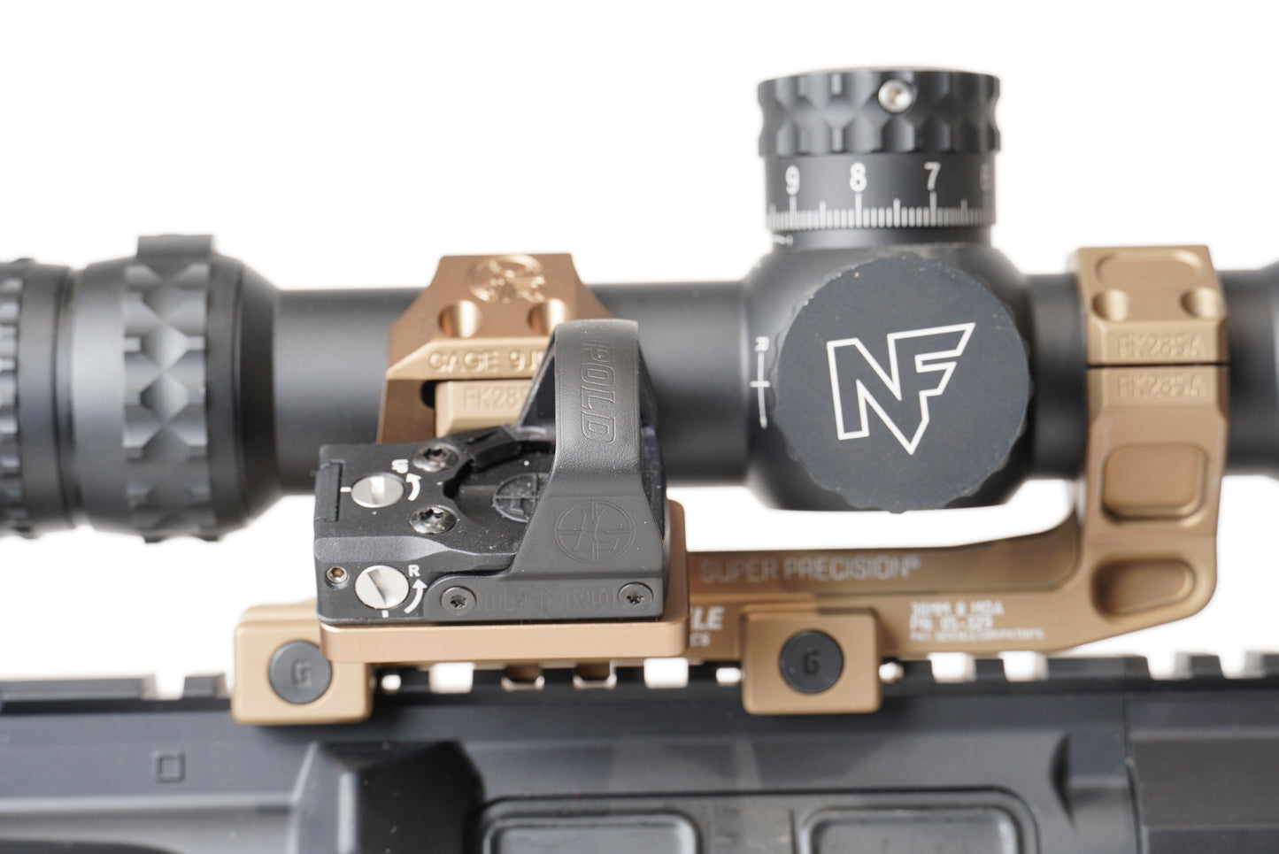 Rotapoint GANCHO L30: Leupold® DeltaPoint Pro Footprint, for 30mm Geissele® & Reptilia® AUS Mounts