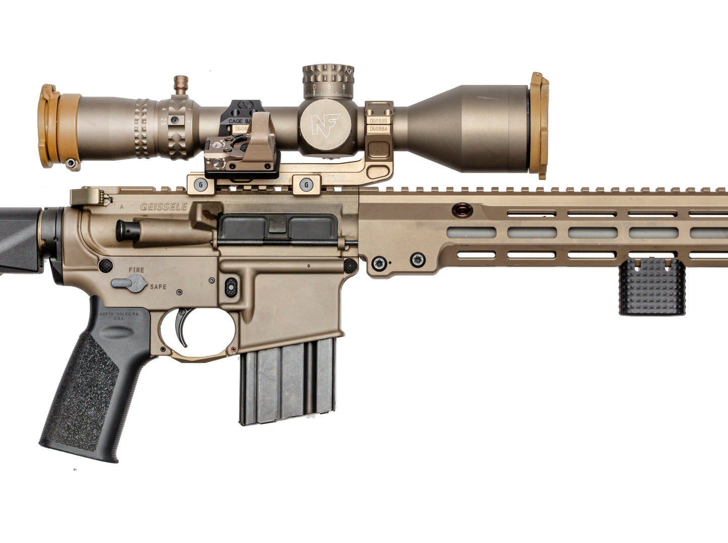 GANCHO™ L30: Leupold® DeltaPoint Pro Footprint, for 30mm Geissele® & Reptilia® AUS Mounts